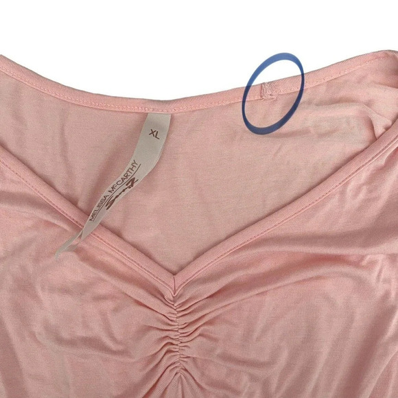 Melissa McCarthy Seven7 Flutter Sleeve Top Sz XL - Picture 5 of 8